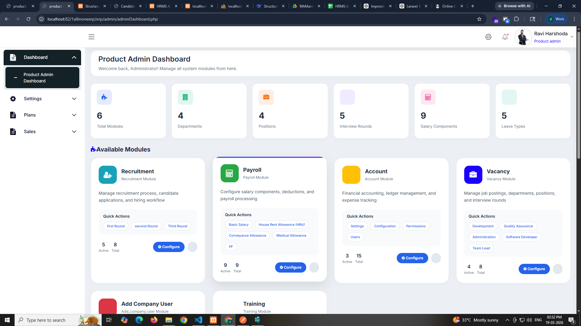 product admin